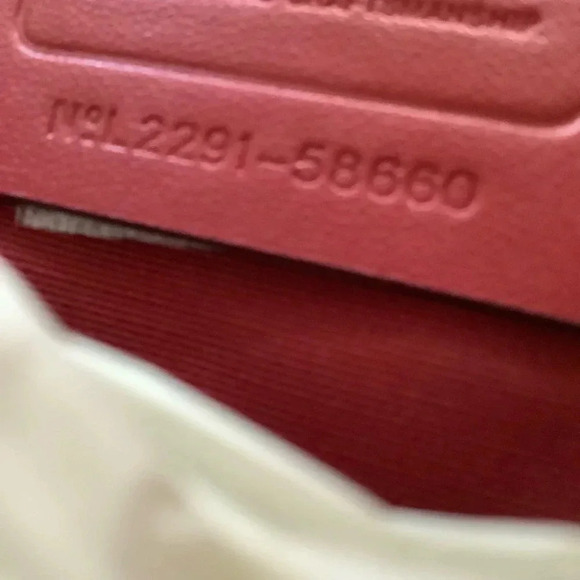 COACH Derby Pebbled Leather Shoulder Tote in Light Coral - Picture 14 of 16